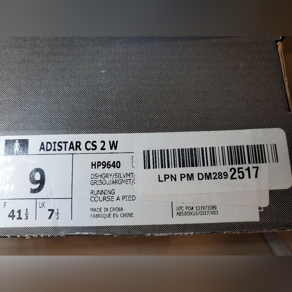 Adidas Women's Adistar CS2 Running Training Shoes White Silver Pink Neon Size 9 - Picture 12 of 12